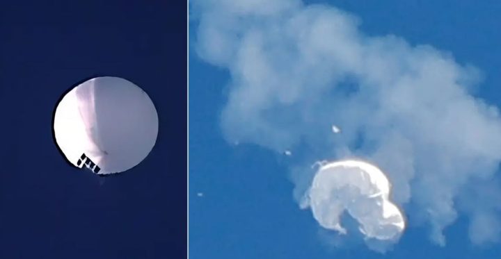 EUA confirma que balão chinês abatido possuía tecnologia avançada para espionagem