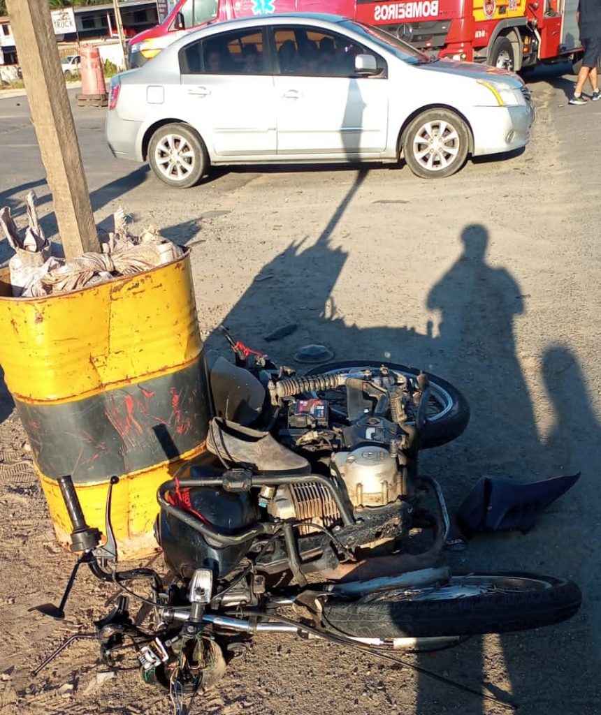 Motociclista morre após colidir com caminhão na BR-470 em Navegantes