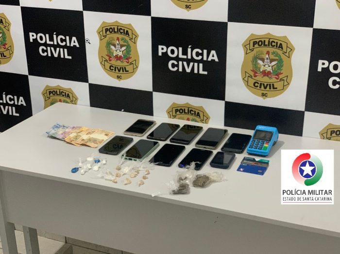Seis suspeitos são presos em operação de repressão ao tráfico de drogas em Timbó