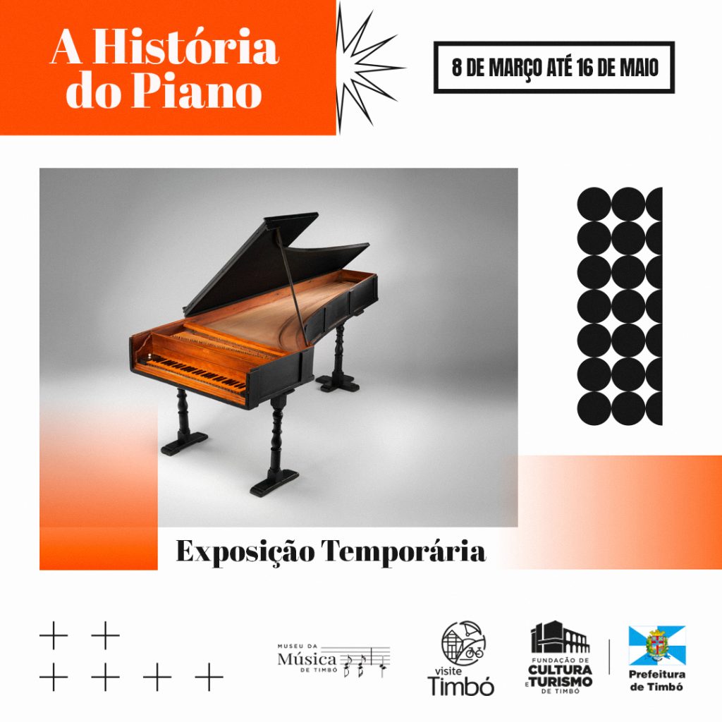 Museu da Música de Timbó realiza a exposição temporária “A História Do Piano”
