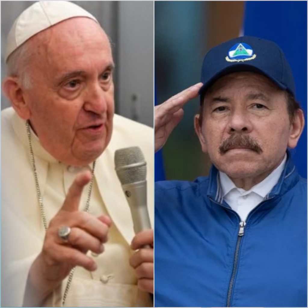 Nicarágua corta relações com o Vaticano após Papa chamar governo de ditadura