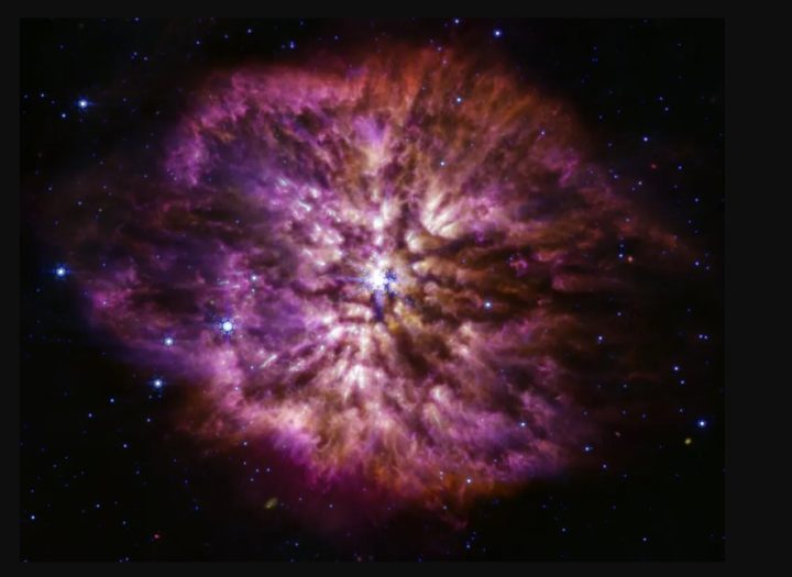 Telescópio James Webb fotografa estrela prestes a se tornar uma supernova