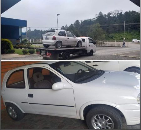 Carro estacionado em frente a prédio de Indaial é furtado