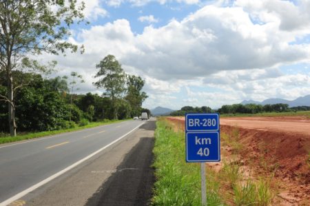 DNIT alerta para alteração de tráfego na BR-280, em Guaramirim