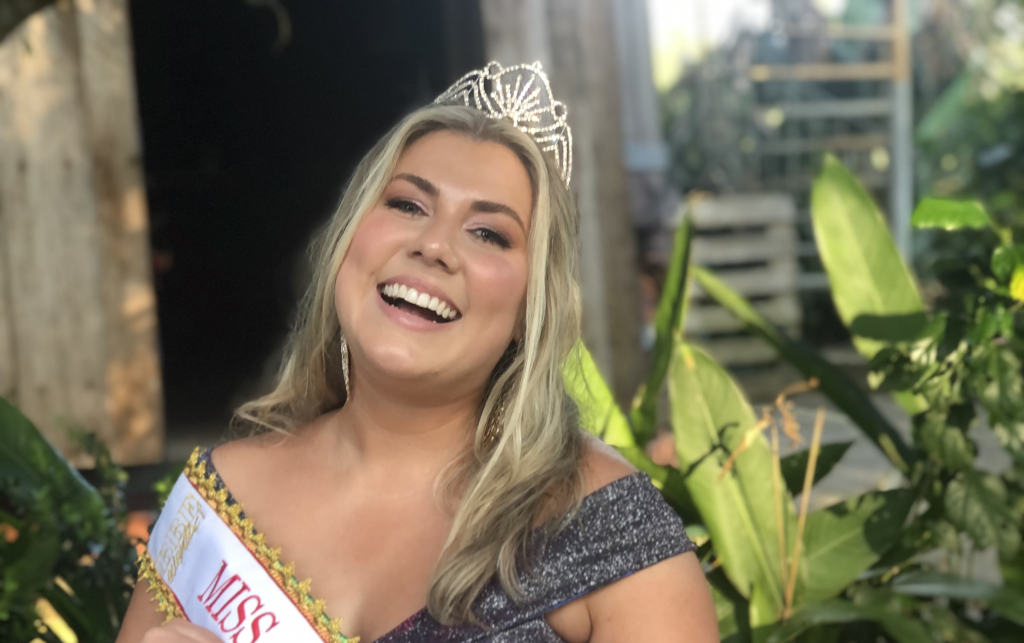 Miss Plus Size Rio dos Cedros participa de concurso estadual