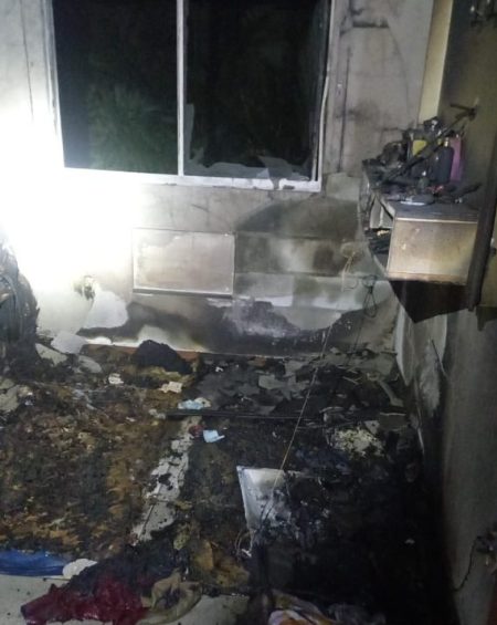 Mulher briga com companheiro e enteadas e incendeia casa no litoral de SC