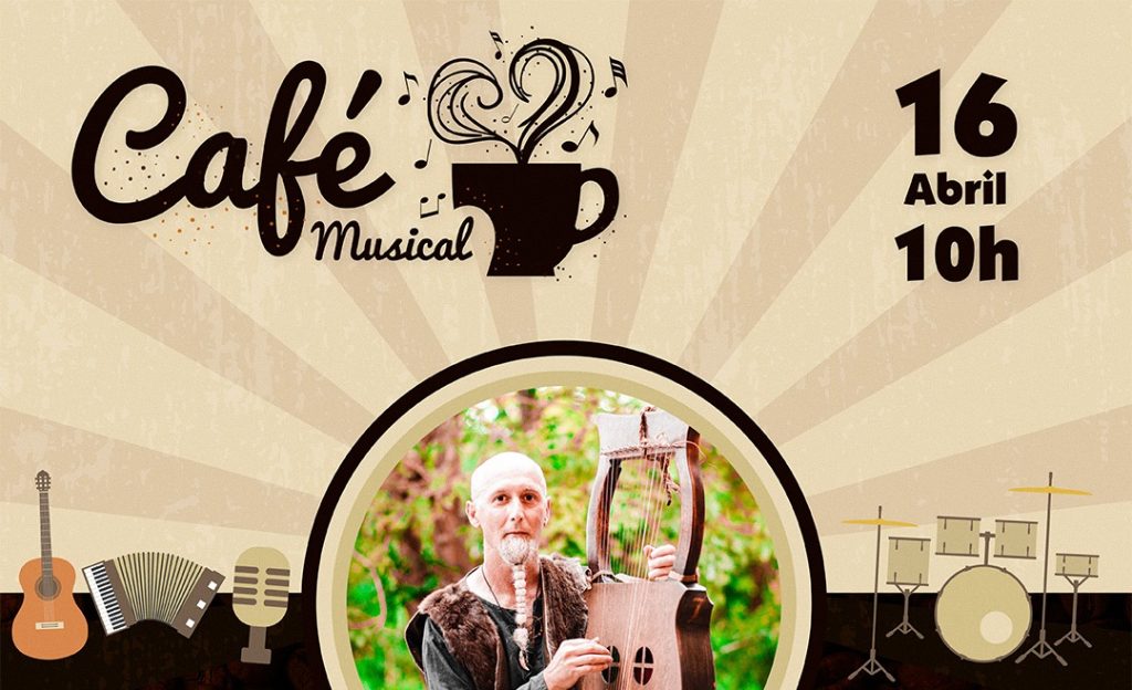 Café Musical com Carlos Simas acontece dia 16 de abril em Timbó