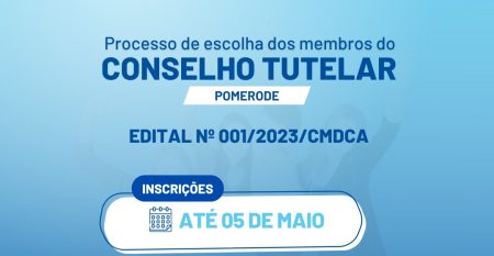 CMDCA Pomerode abre inscrições para novos Conselheiros Tutelares 