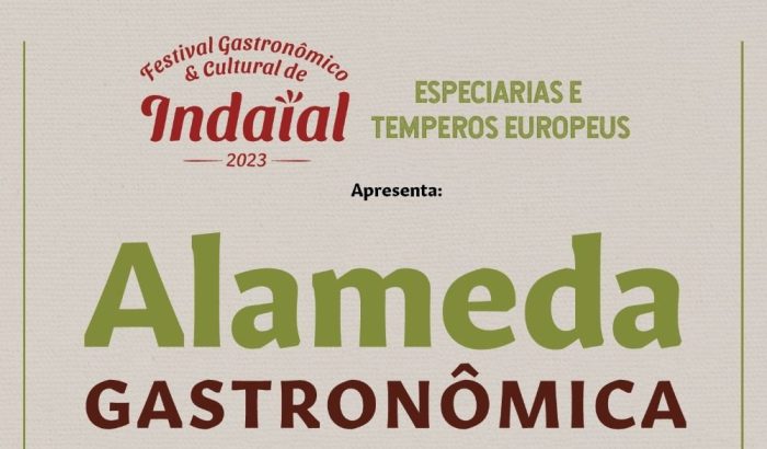 Alameda Gastronômica de Indaial começa na próxima semana 