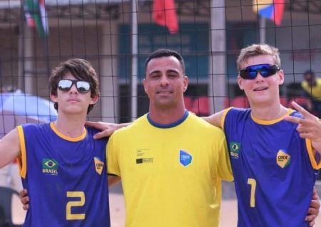Equipe de Vôlei de Praia timboense representará o Brasil no Mundial Escolar em Israel