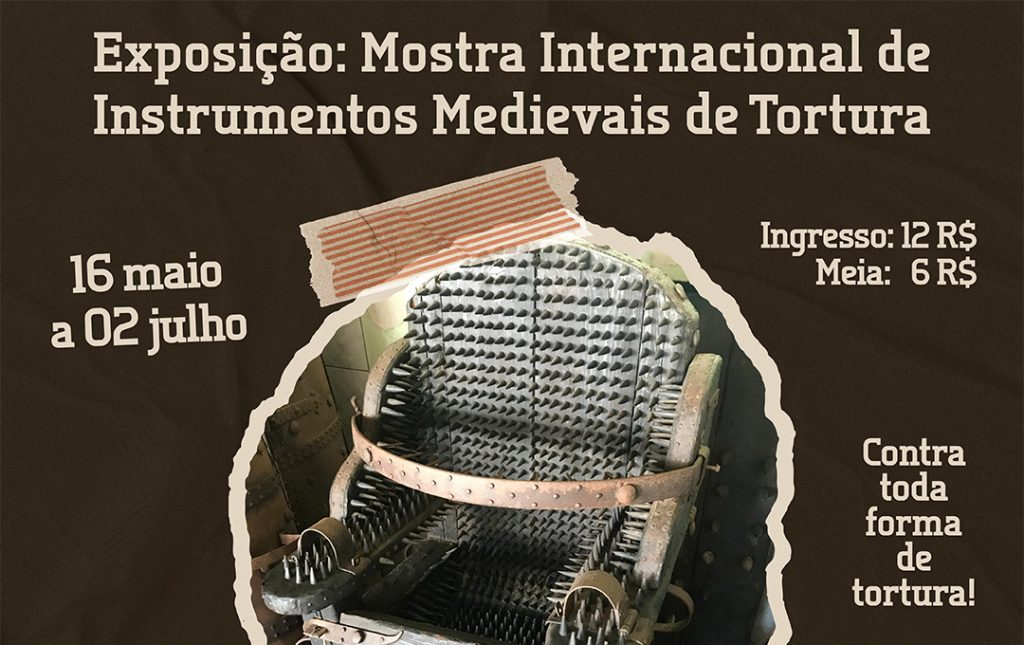 Mostra Internacional de Instrumentos Medievais de Tortura tem data alterada em Timbó