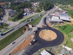 DNIT alerta para fechamento de passagem inferior em viaduto da BR-470 em Blumenau