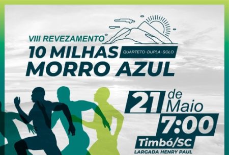 10 milhas Morro Azul entra nos últimos dias de inscrições para a corrida em Timbó