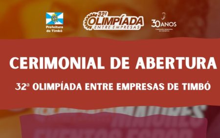 Olimpíada Entre Empresas de Timbó começa nesta sexta-feira