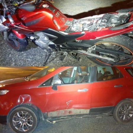 Colisão transversal envolvendo dois veículos deixa jovem de 19 anos ferido em Pomerode