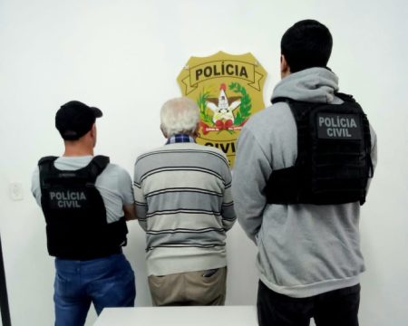 Foragido da justiça condenado a 67 anos de prisão por estupro é preso pela Polícia Civil de Santa Catarina