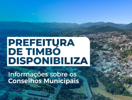 Prefeitura de Timbó disponibiliza informações sobre Conselhos Municipais online
