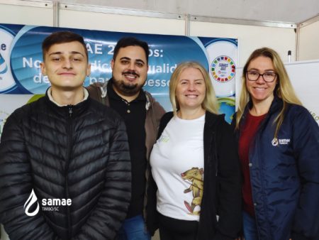 SAMAE e GIEA marcam presença na Feira do Livro de Timbó