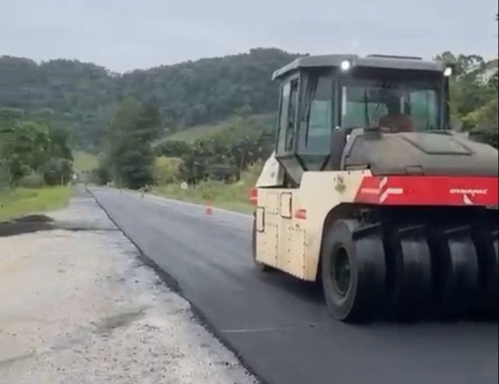 DNIT segue com obras de restauração da BR-470 no Vale do Itajaí