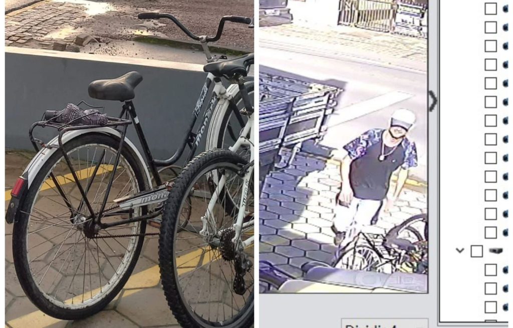 Jovem furta bicicleta na 