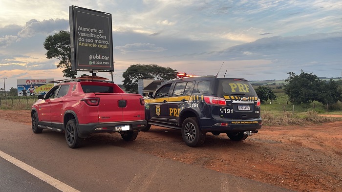Veículo roubado em Timbó é abordado no Paraná