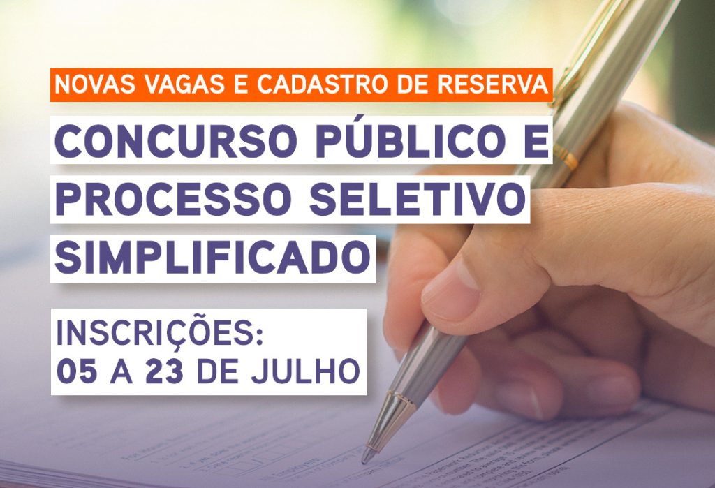 Inscrições abertas para Concurso Público e Processo Seletivo Simplificado em Timbó