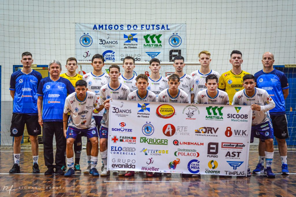 Associação Timbó Futsal busca vitória na fase Estadual do JESC 15 a 17 anos na Pérola do Vale