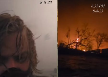 Sobrevivente de incêndio em Lahaina, Havaí, clama por auxílio e compartilha vídeo angustiante