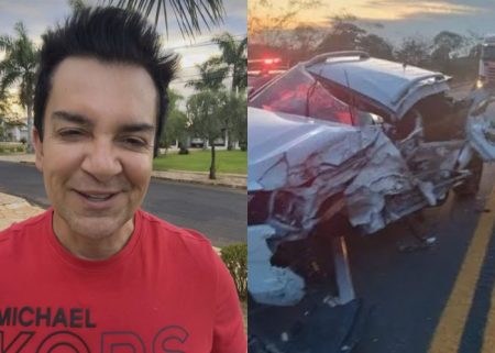Cantor gospel Regis Danese está na UTI após sofrer grave acidente de carro em Goiás