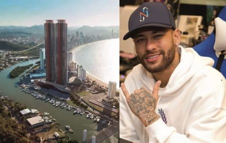 Neymar recebe as chaves de espetacular cobertura em Balneário Camboriú após longa espera
