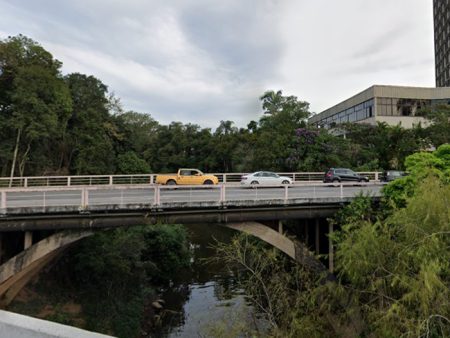 Ponte Desembargador Pedro Silva em Blumenau fica totalmente interditada para reforma