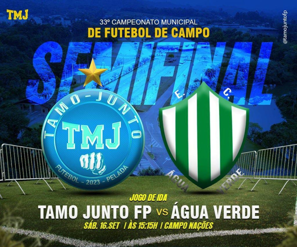 Tamo Junto de Timbó disputa semifinal do 33⁰ Campeonato Municipal de Futebol de Campo