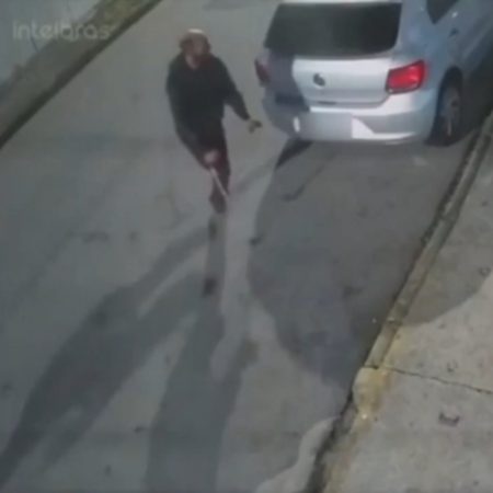 Ladrão sem perna viraliza após ter vídeo furtando gasolina divulgado em SC
