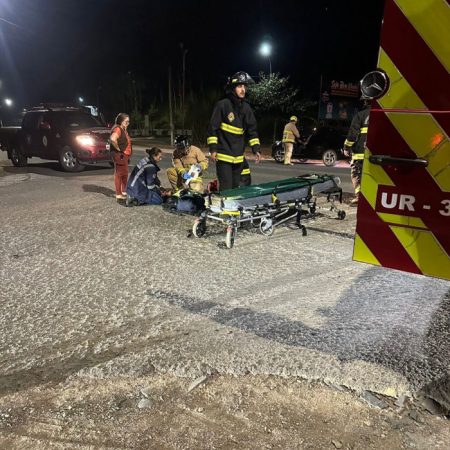 Acidente de trânsito na SC-110 deixa duas pessoas feridas em Rodeio