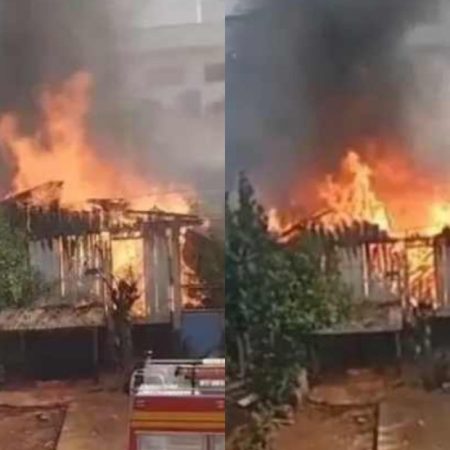 Criança de 3 anos supostamente coloca fogo na casa da avó acidentalmente em Chapecó
