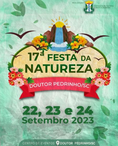 Festa da Natureza terá início nesta sexta-feira em Doutor Pedrinho