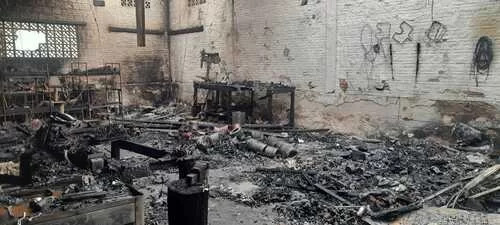 Dono de oficina destruída por incêndio em Indaial faz vaquinha para se recuperar