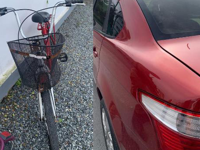 Atropelamento deixa ciclista ferida em Timbó
