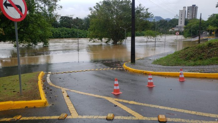 Confira como está Timbó após as chuvas intensas dos últimos dias