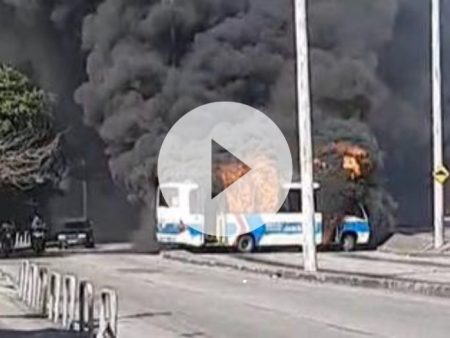 Morte de miliciano causa caos no Rio de Janeiro e pelo menos 35 ônibus são queimados