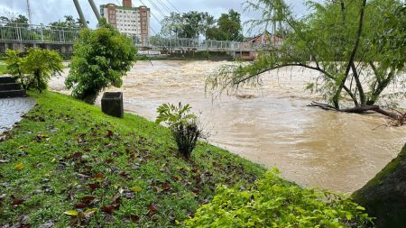 Defesa Civil alerta para possibilidade de enchente em locais dentro da cota 7,5 metros em Timbó