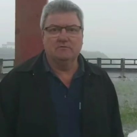 Prefeito de José Boiteux grava vídeo na barragem para tranquilar a população