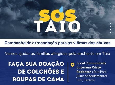 Prefeitura de Timbó realiza campanha de doação para famílias afetadas por enchente em Taió