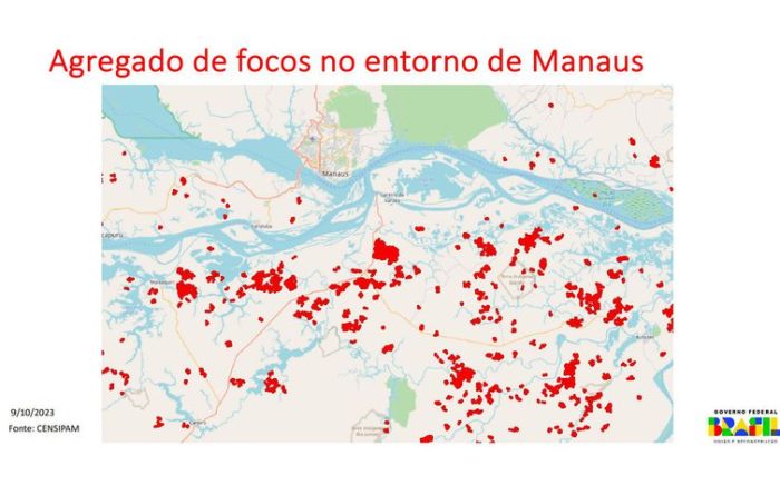 Amazonas tem mais de 1600 focos de incêndio em sua pior temporada de queimadas em duas décadas