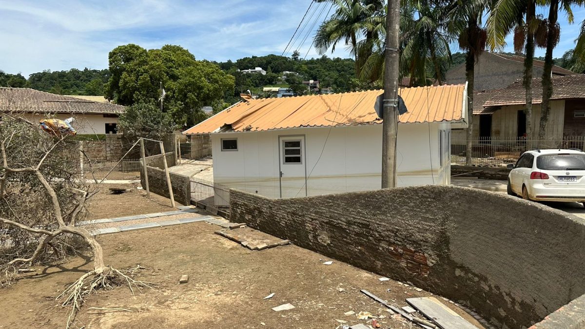 Moradora de Rio do Sul viu a própria casa ser arrastada durante enchente 