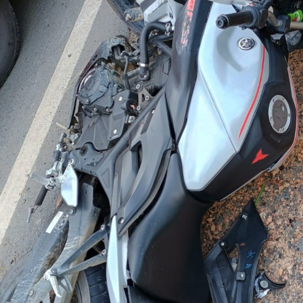 Motociclista sofre ferimentos graves após acidente na SC-340 em Presidente Getúlio