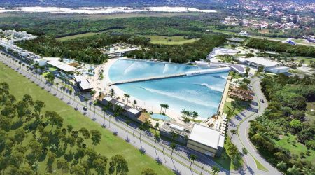 1ª piscina de ondas artificiais do Sul do Brasil é inaugurada no litoral de SC