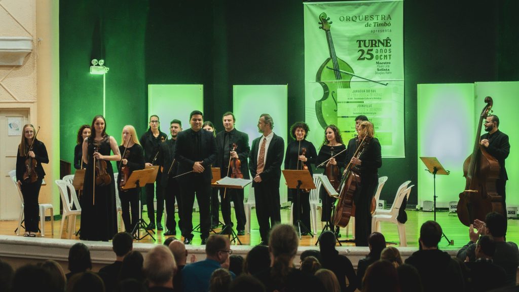 Orquestra de Câmara de Timbó encerra turnê dos 25 anos em Pomerode