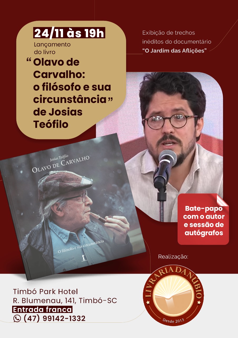 Lançamento do Livro "Olavo de Carvalho: o filósofo e sua circunstância" em Timbó