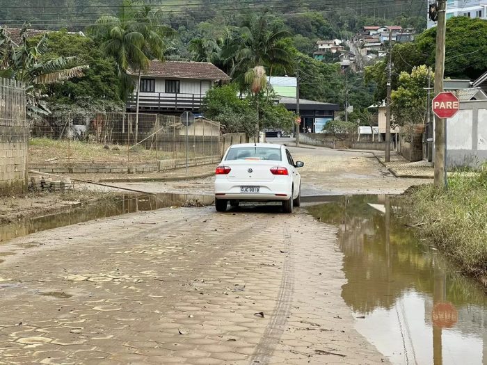 Taió enfrenta quarta enchente em menos de um mês, com mais de 60% da cidade inundada